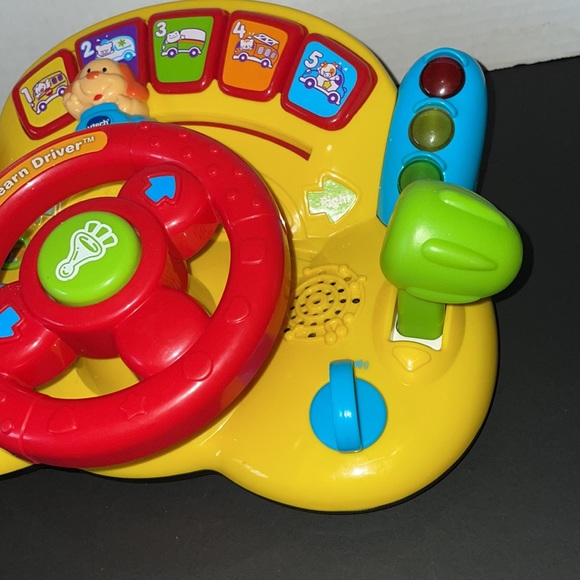 Turn and Learn Driver by VTech Infant Preschool Kids Educational Toy Car - Picture 5 of 9